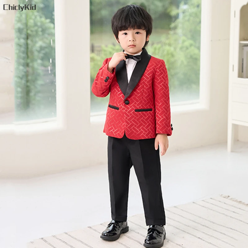 Blazer Elegante Per Bambini - Giacca Formale In Velluto E Poliestere | Per Matrimoni, Feste E Eventi Speciali - Foto 9