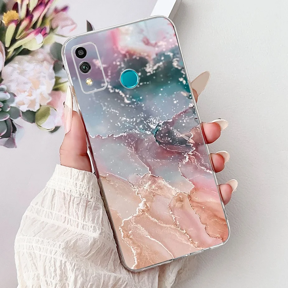 Luxury Painted Soft Slim Phone Case for Honor 9X and 10X Lite