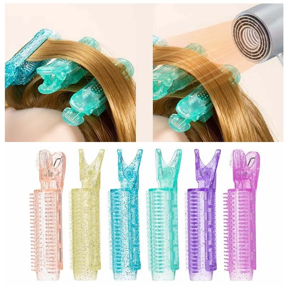 Korean Lazy Curler Hair Root Shaping Clip DIY Styling Tools No Heat Curls Hair Fluffy Rollers Headband Hair Accessories