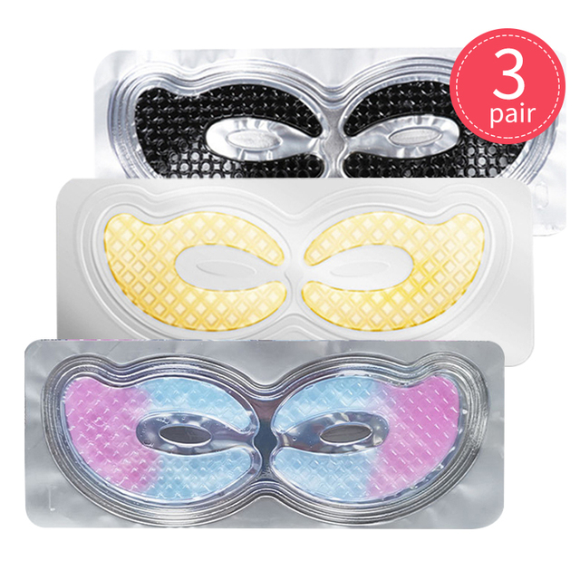 Crystal Collagen Anti-Wrinkle Eye Mask Anti Aging Moisturizing Eye Care Gel Eye Patches Anti Eye Bags Dark Circle