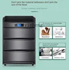 Tqh Tea Disinfection Cabinet Double Door Vertical Stainless Steel Cupboard Restaurant Hot Pot Marble Sterilized Cupboard 5