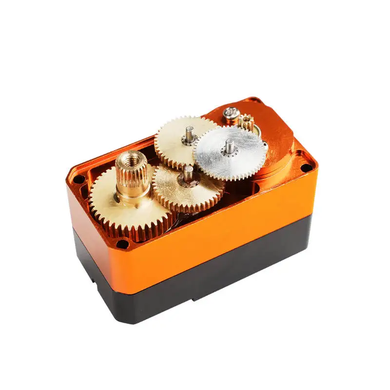 Hiwonder HX-35HM Serial Bus Servo with 360 Degrees Magnetic Encoder Double Shaft, 35KG Strong Torque and Data Feedback Function