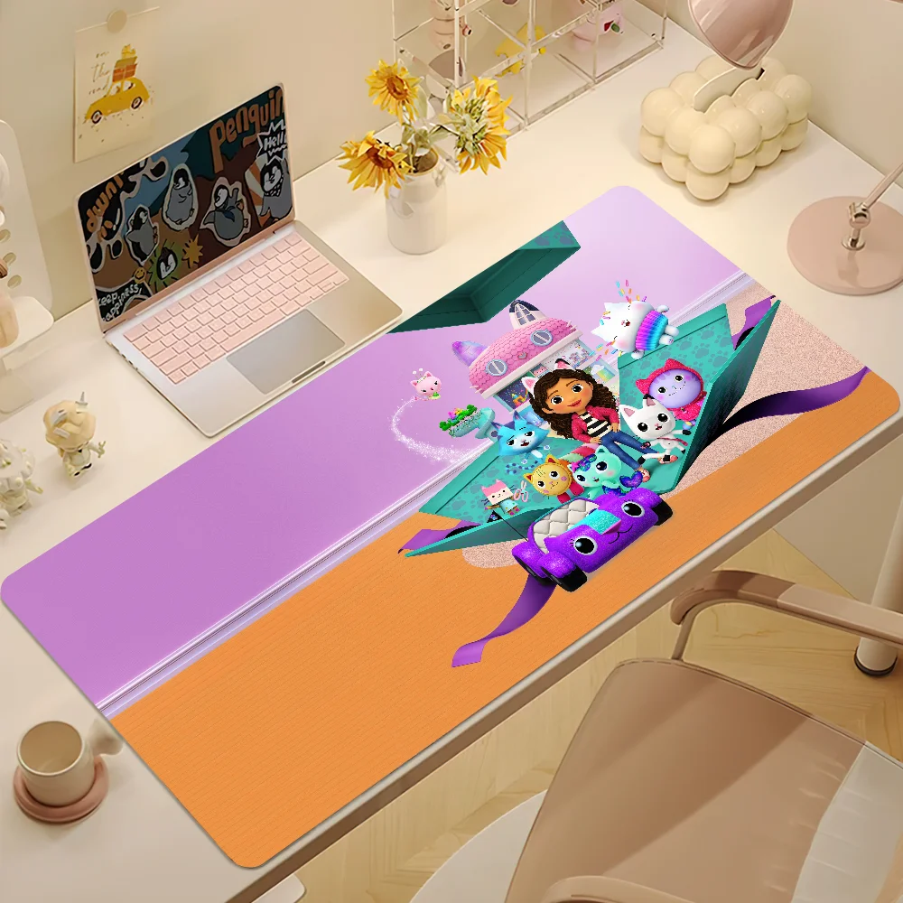 Cartoon G-Gabbys D-Dollhouse Cute Mouse Pad Gaming Accessories Protector Office Laptop Gamer Cabinet Non Slip 4