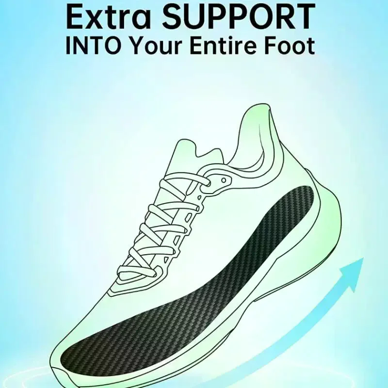 Breathable Carbon Fiber Orthotic Shoe Insoles for Athletic Performance