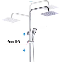 Universal 18-25mm Shower Head Holder ABS Plastic  Shower Slide Rail Bar Holder Rotation Adjustable Clamp Bathroom Accessories 6