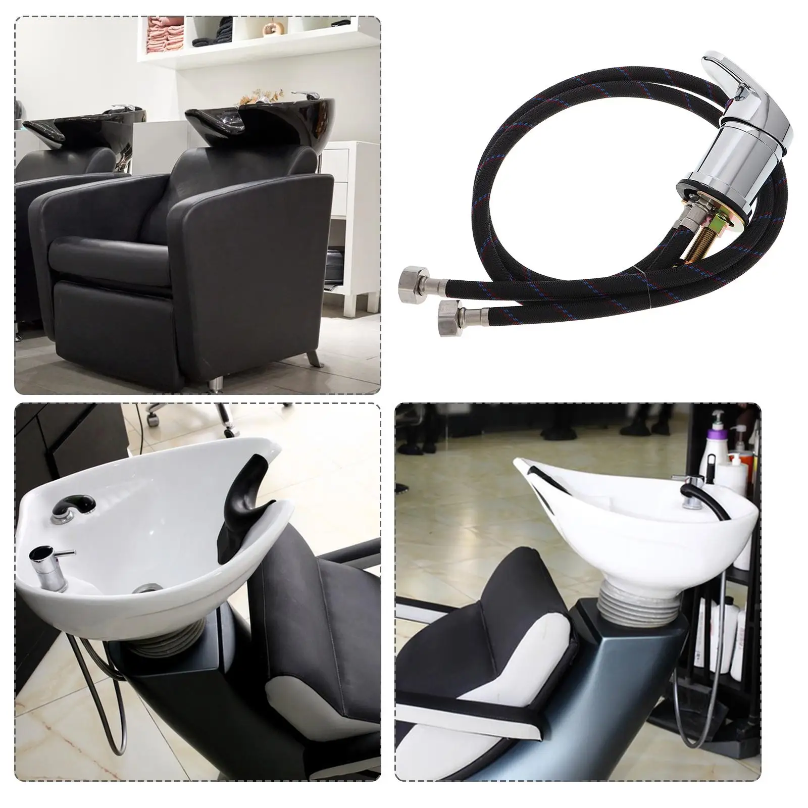 Adjustable Height Ceramic Basin Shampoo Bed Tilt Mechanism Replacement Parts For Massage Chair Salon Equipment