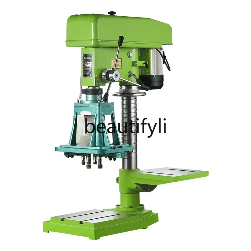 Multi-axis double-axis drilling machine numerical control bench drill Benchtop tapping dual-purpose Adjustable double-head