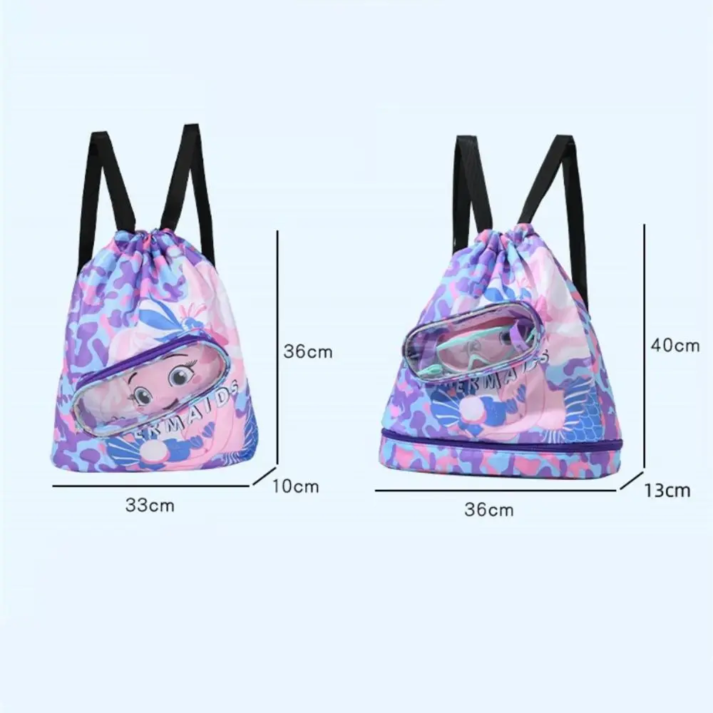 Swimming Bag Waterproof Children's for Beach with Shoe Compartment