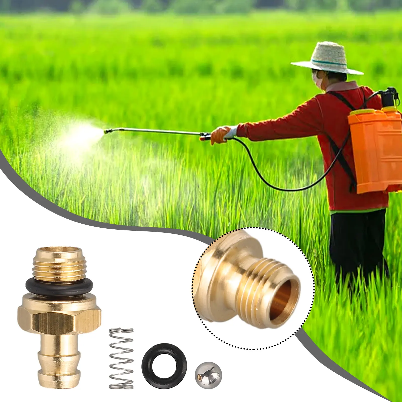 

Washer Pressure Washer With 1/8\" Brass Barb Injector Male Thread Metal Pressure Washer 190635GS 203640GS 27 BSP