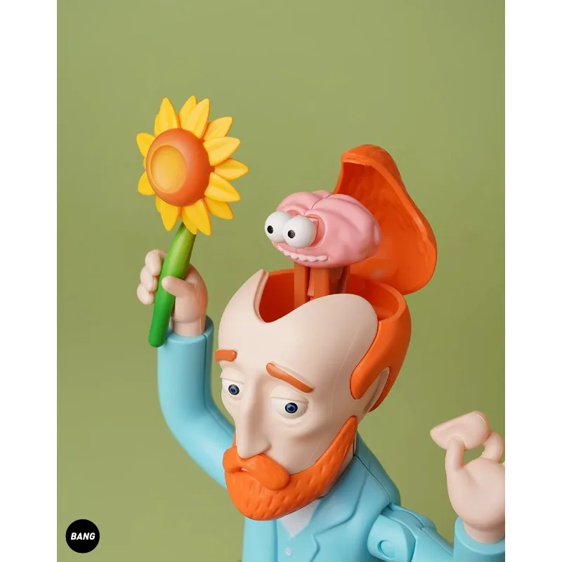 Moving Toys Vincent Willem Van Gogh Funny Art Action Figures Collection Model Creative Ornaments Birthday Gifts - 4