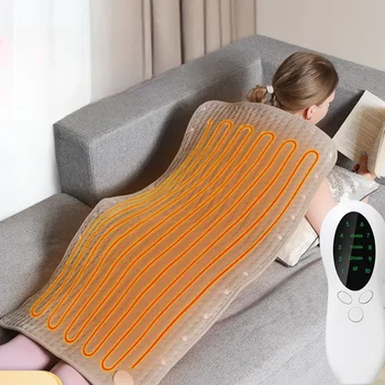Heating Cushion and  Electric Blanket Essential for Heat Therapy At Home Cozy Winter Warmth Throw Relaxation Heating Pad