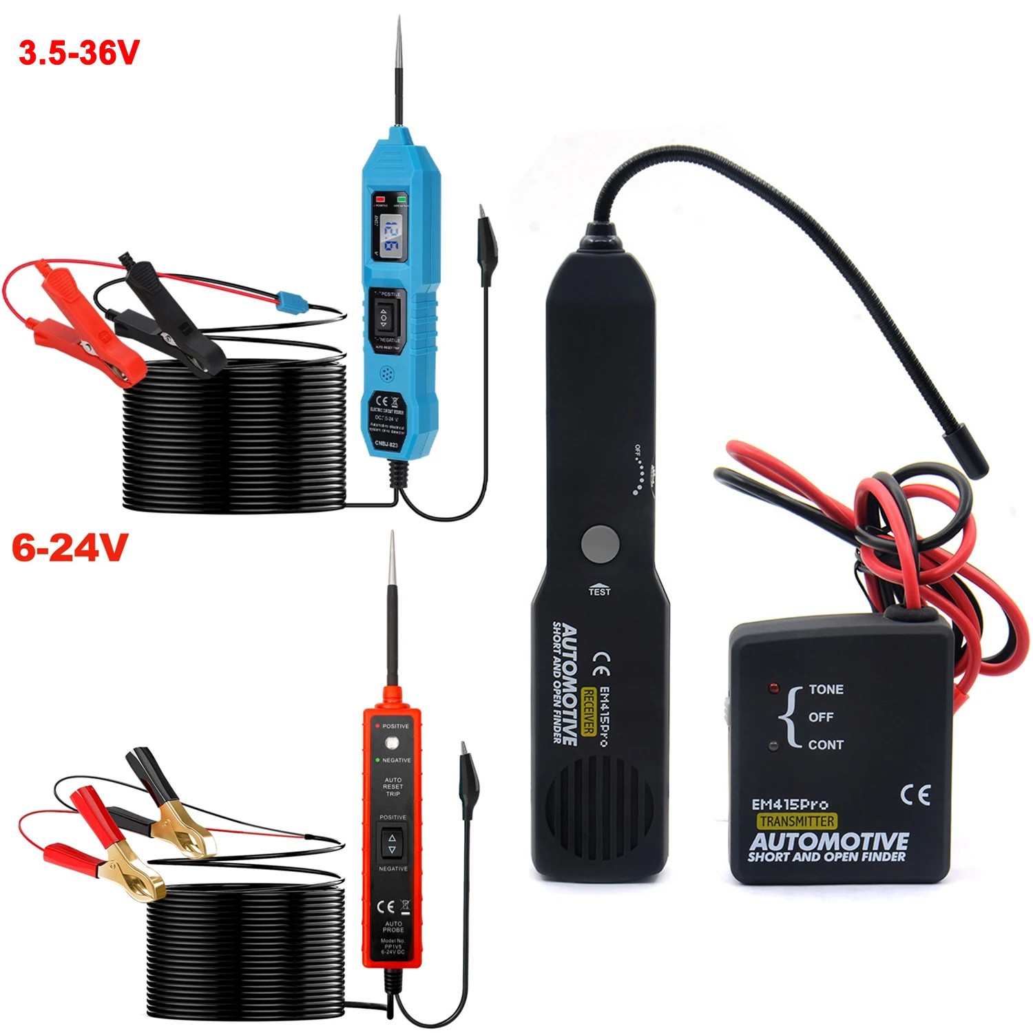 DCAutomotiveElectricCircuitTesterCarElectricalSystemTesterMultifunctionalElectrical