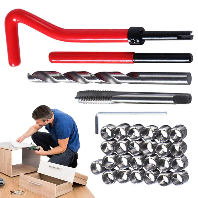 EJ.life Kit D'enfilage De Tuyaux Kit De Filetage De Tuyau à Cliquet à 3