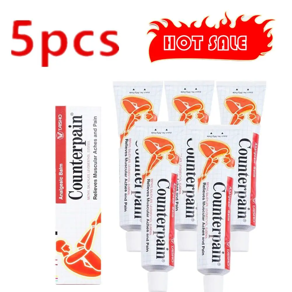 

5PCS 120g Counterpain Thailand Analgesic Balm Relieves Muscle Aches And Pain Relieve Pain Balm Rheumatoid Arthritis Ointment