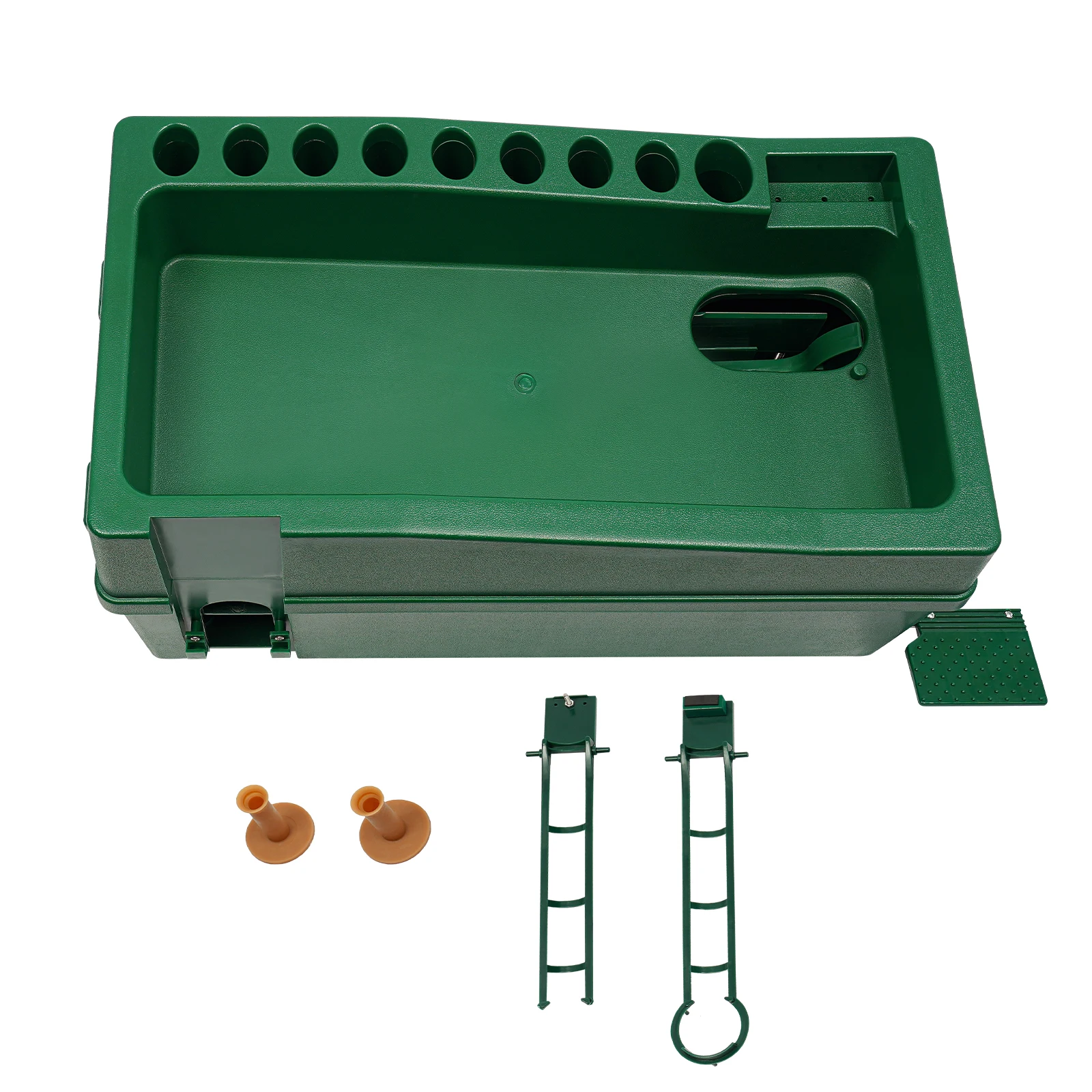Automatic Golf Tee Machine, Golf Ball Dispenser 100 Golf Balls Automatic Golf Ball Tee Up Machine Golf Ball Pitching Machine 4