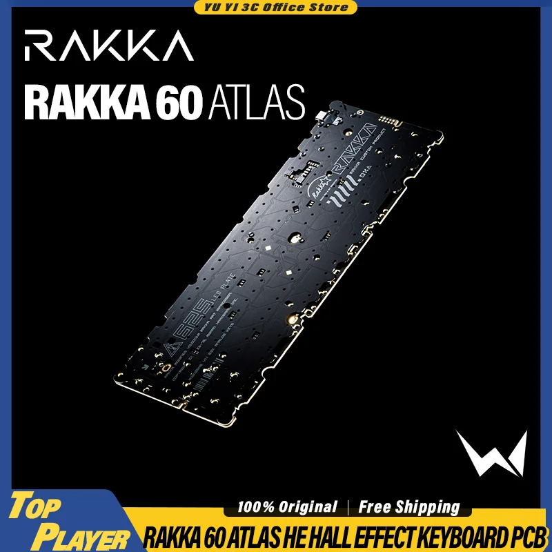 RAKKA 60 ATLAS HE キーボード PCB フォームセット ホール効果