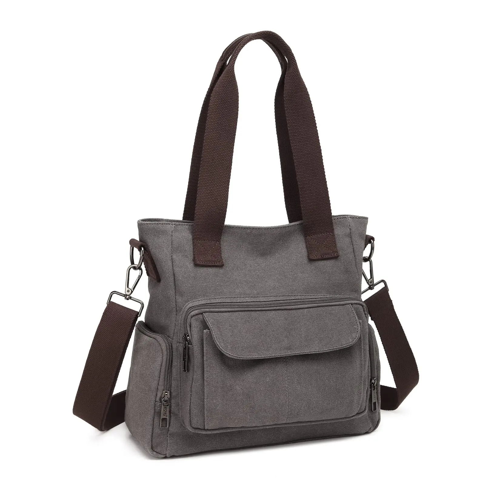 KONO Large Canvas Handbag FOR WOMEN'S-Robust Versatile Shoulder bag for Work, Travel and Everyday Life