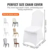 VEVOR Stretch Spandex Chair Covers, Universal Washable Slipcovers for Weddings Parties Events50-150 Pack Fitted Protective Cover 3