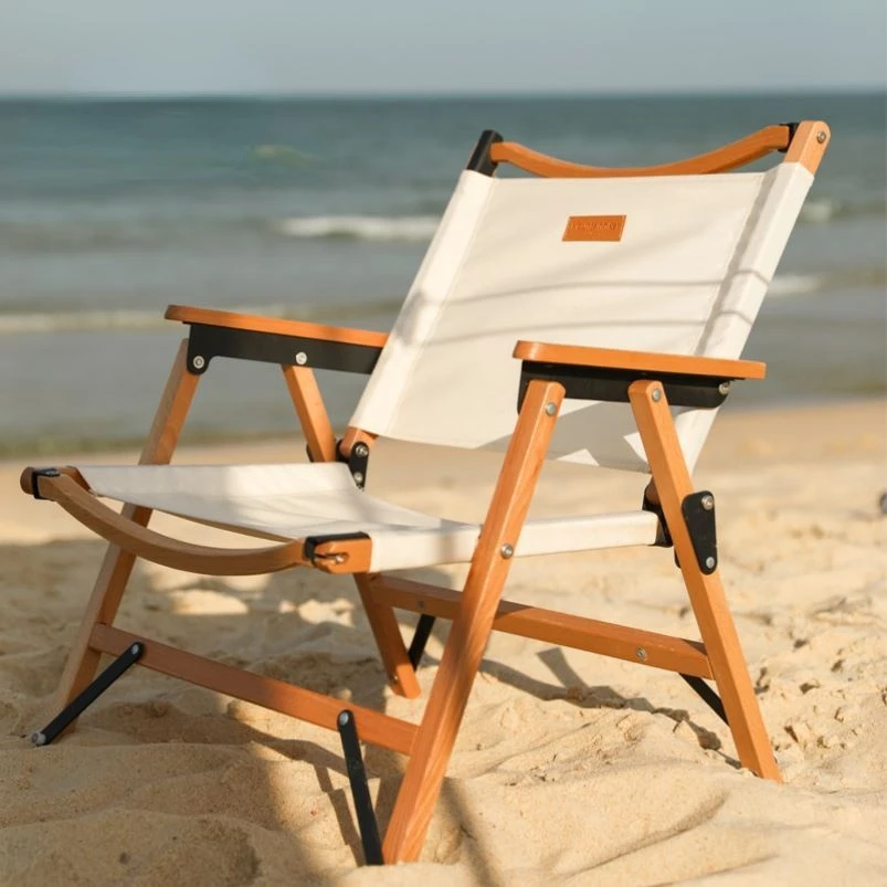 

Портативный складной стул из массива дерева