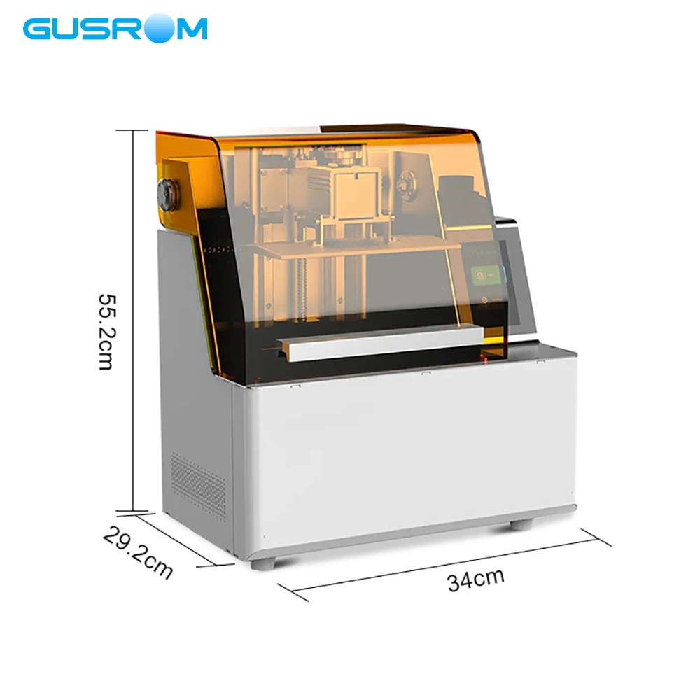 Stampante 3D dentale GUSROM Stampante in resina 8K ad alta precisione da 29μm GSP01-Plus per la produzione completa di modelli veloci Stampa CAD/CAM - immagine 4