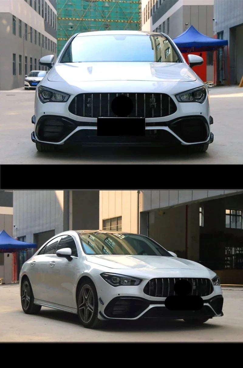 Body Kit Front Rear Bumper Side skirt Grill Assembly for Mercedes-Benz CLA35 260 200 w118 Modified CLA45S AMG Kit Car Accessies 19 - Racext Body Kit Front Rear Bumper Side skirt Grill Assembly for Mercedes-Benz CLA35 260 200 w118 Modified CLA45S AMG Kit Car Accessies - - Racext 18