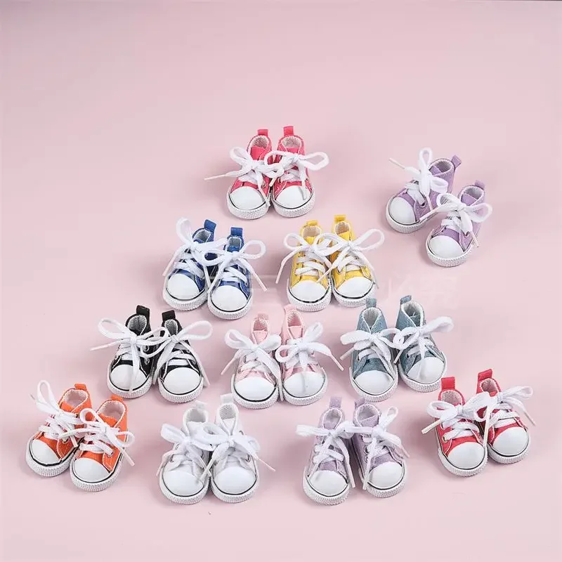

1 Pair Lovely Doll Shoes Toy Casual Design Fashionable Bow Knot Girl Doll Shoes Pretend Play Doll Accessories for Decoration