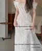 Giyu Fairy Handmade Flowers Wedding Dresses For Woman A-line Off the Shoulder Vestidos De Novias 2024 Evening Gown Dress 2