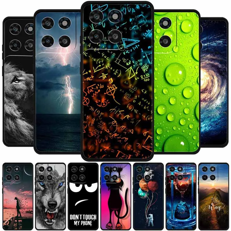 Silicone TPU Black Soft Bumper Protective Phone Case