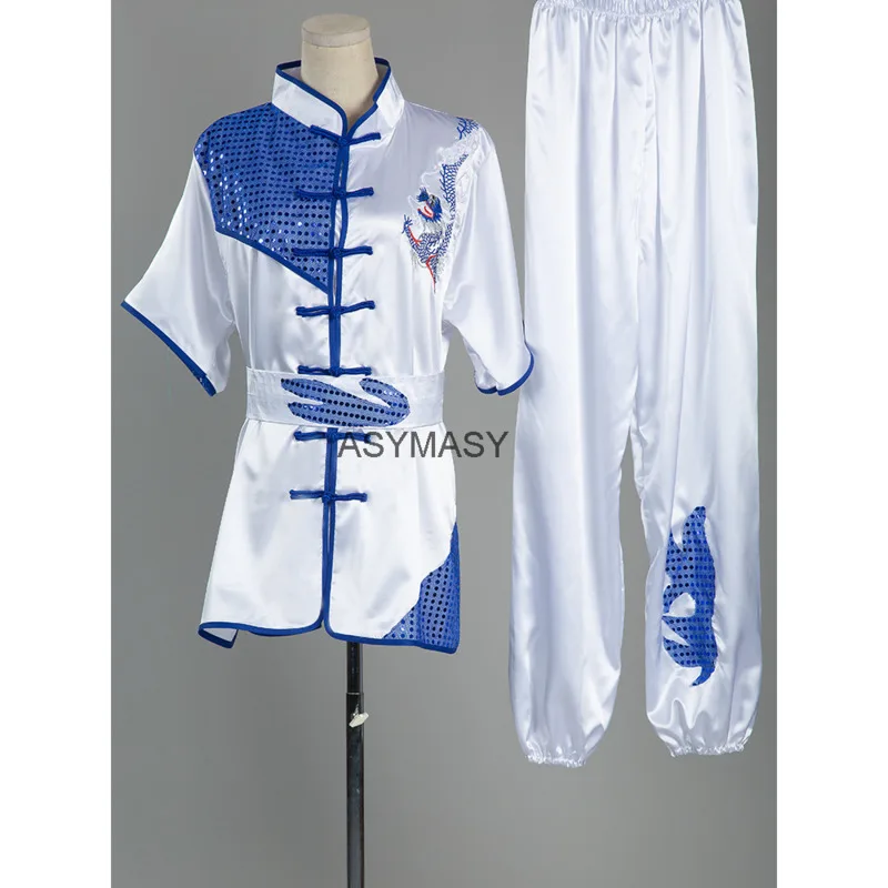 Chinese Traditional Costume Traditional Chinese Clothing Men Kids Embroidery Dragon Kung Fu Uniforms Oriental Children Tai Chi WuShu Shao Lin Costumes