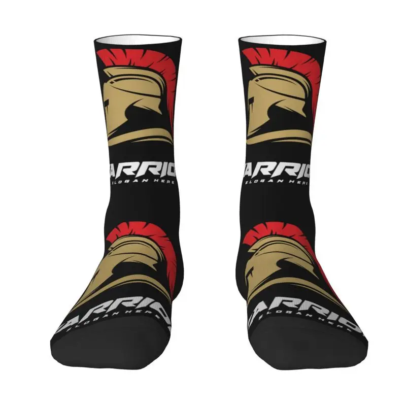 

Funny Sparta Spirit Spartan Warrior Socks Men Women Warm 3D Printing Sports Football Socks