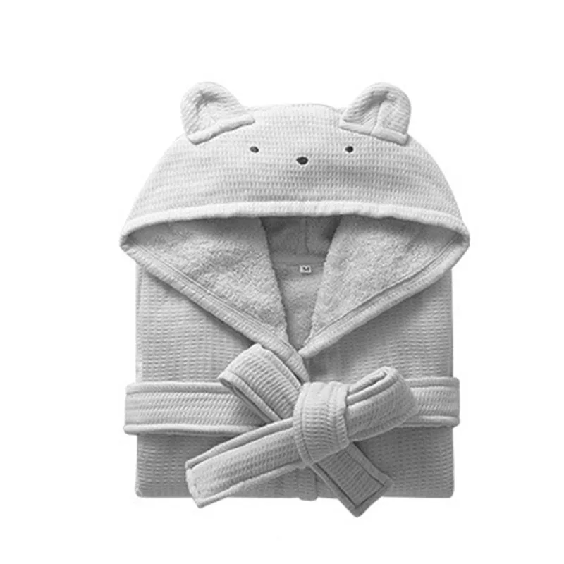 Kinder-Baumwollpyjamas für Frühling und Herbst, Baby-Kapuzenpullover, Bademäntel, weiche und bequeme Pyjamas, Kinderzubehör – Detail 14