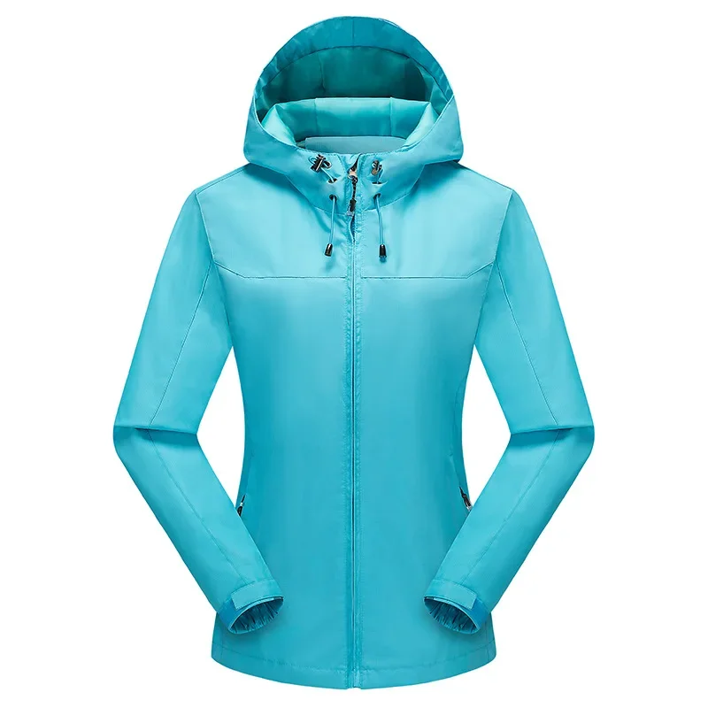 Women's Outdoor Lightweight Waterproof Windproof Jacket Customizable Breathable Shell Coat Spring Autumn Thin Model