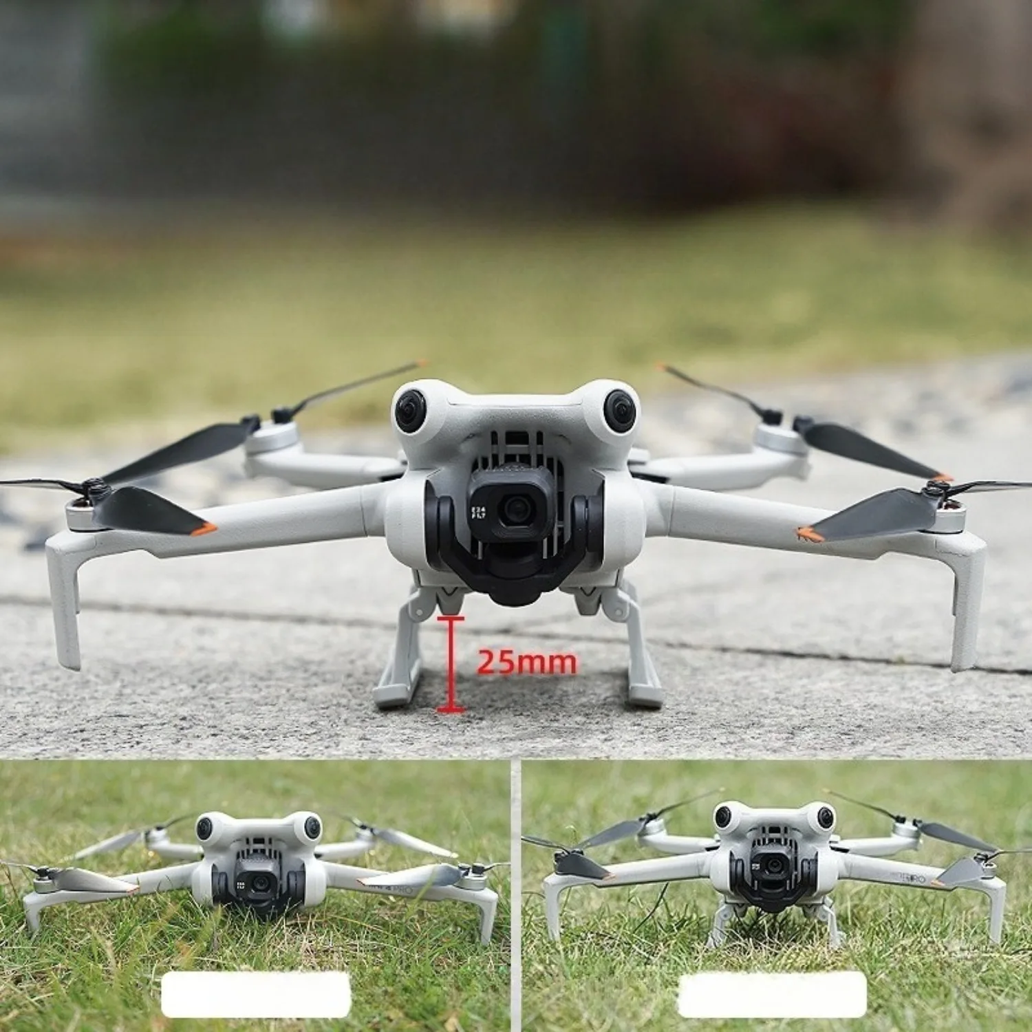 DJI Mini 3 4 Pro 4K AIR 2S Avata 접이식 드론 교체 부품과 호환되는 고급 랜딩 기어