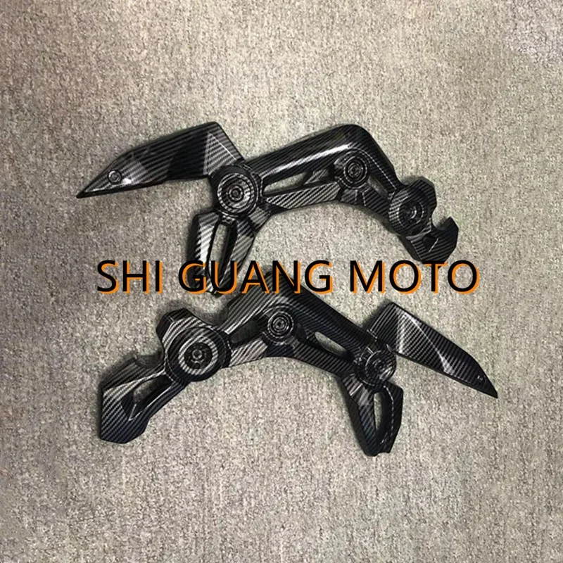 

Подходит для Kawasaki Z900 2017 2018 2019 углеродное волокно краска Передняя Боковая Отделка рамка Корпус панель обтекатель боковая панель двигателя