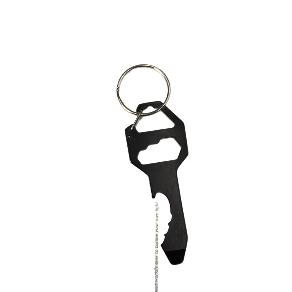 Key-Shaped Portable Metal Keychain Fashion Screwdriver Souvenir Gift