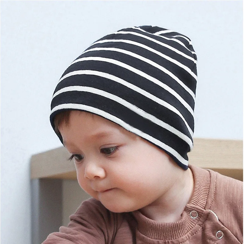 Kids Knitted Cotton Hats Boys Girls Solid Color Girls Cap Bonnet Baby Hats Caps Children's Hat Accessories Newborn