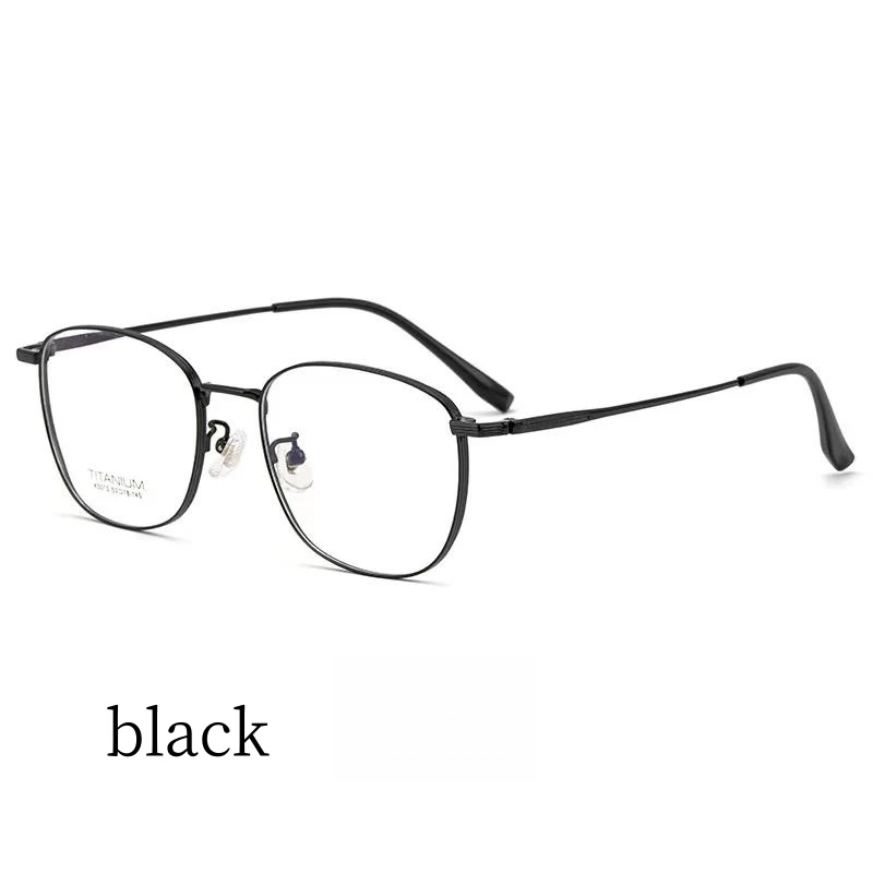 

53mm Fashion Glasses Women's Comfortable Vintage Polygon Pure Titanium Eyewear Prescription Eyeglasses Frame For Men K5013