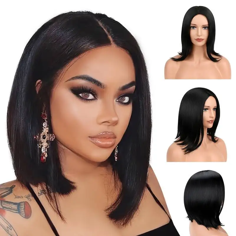 12 Inch 4x4 HD Lace Bone Straight Front Human Hair 220 Density HD Transparent Lace Frontal human hair wigs For Women