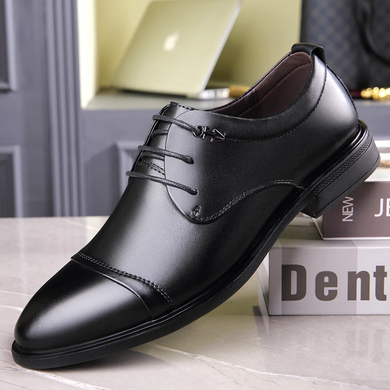 

mens dress shoes lace up fashion Stylish Gentleman comfortable business formal shoes outdoor lace up oxfords shoes men