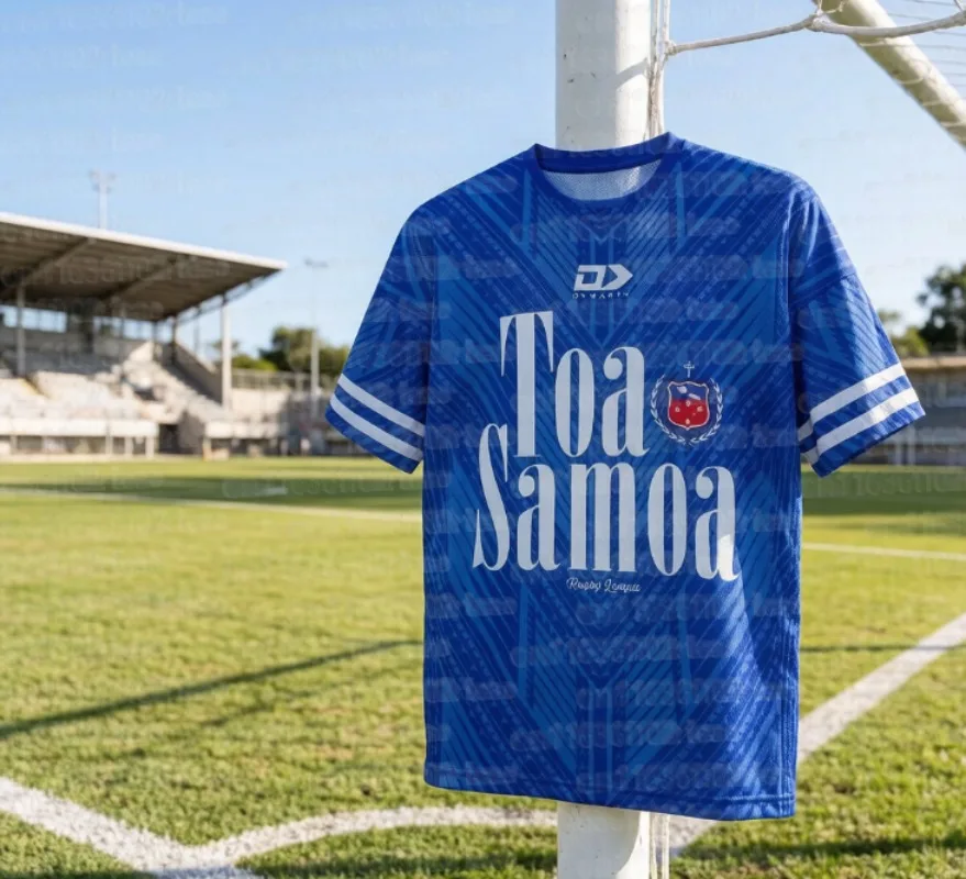 Samoa Tonga Herren-Rugby-Trikot, kurzärmeliges Sporttrikot, Samoa-Rugby-Trikot, 3D-Druck, atmungsaktiv und bequem, für die ganze Familie geeignet