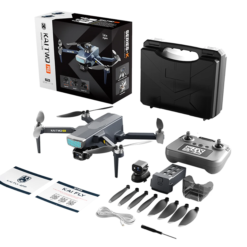 KAI TWO PRO GPS Drone 4K professionale 8K tre assi auto stabilizzazione HD Camera 360 ° evitamento ostacoli Brushless RC Quadcopter - Image 6