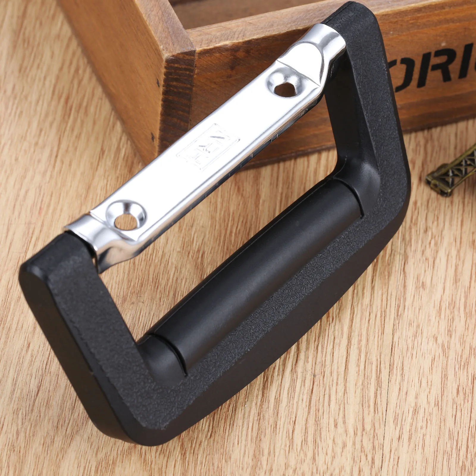 130*64mm Black Case Handle Luggage Pulls Handle Suitcase Holder