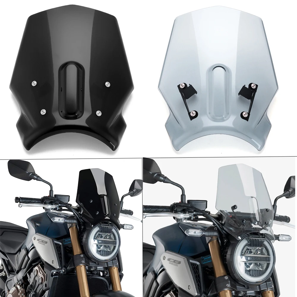 

CB650R CB1000R Windshield Windscreen For Honda CB 1000R 650R 650 1000 R 2018 2019 2020 2021 2022 Wind Deflector