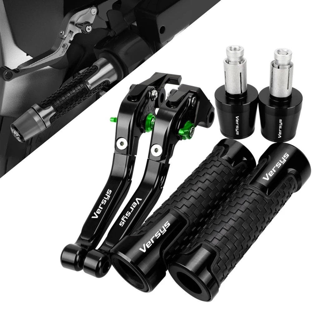 

For KAWASAKI VERSYS650 2009-2014 VERSYS 650 Motorcycle Accessories Extendable Adjustable Brake Clutch Levers Handlebar Grips End