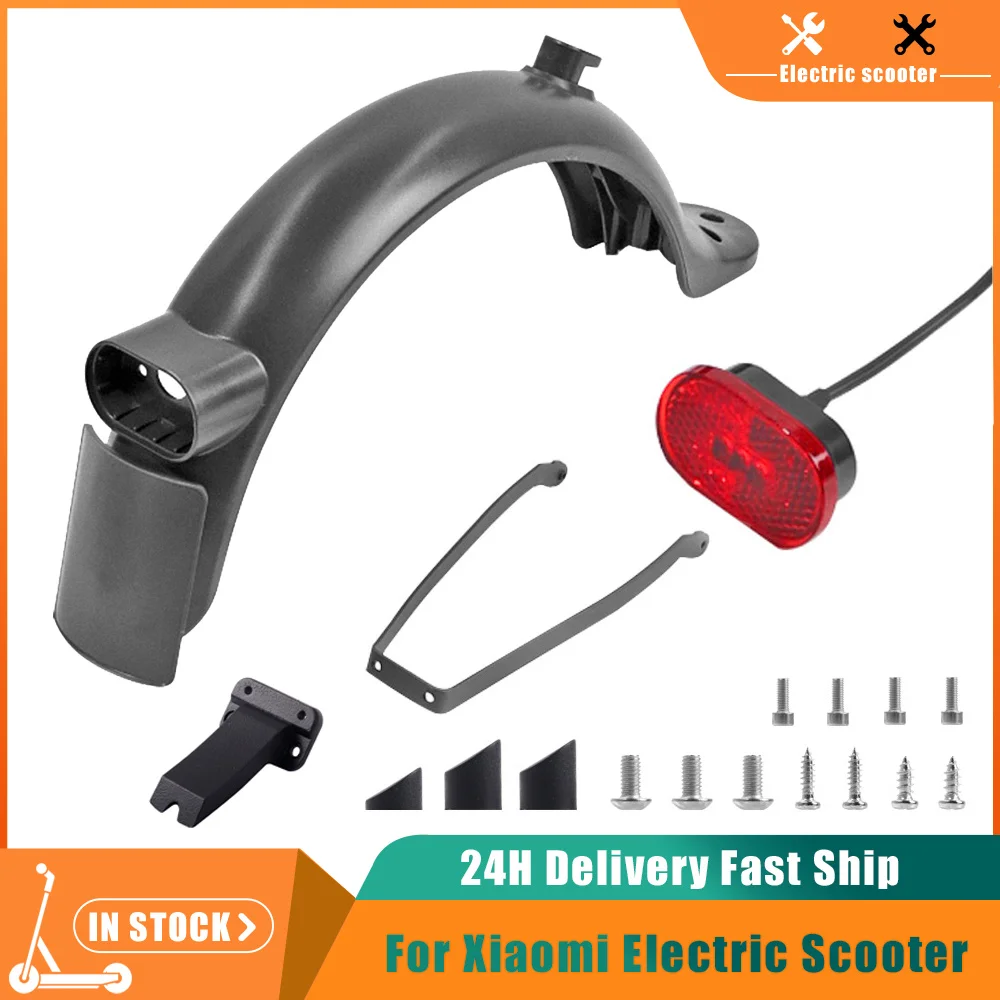 Hinten Kotflügel Rücklicht Unterstützung Kit Für Xiaomi 1S/PRO 2/Mi3 Elektrische Roller Rad Splash Kotflügel Halterung unterstützung Schutz Teil