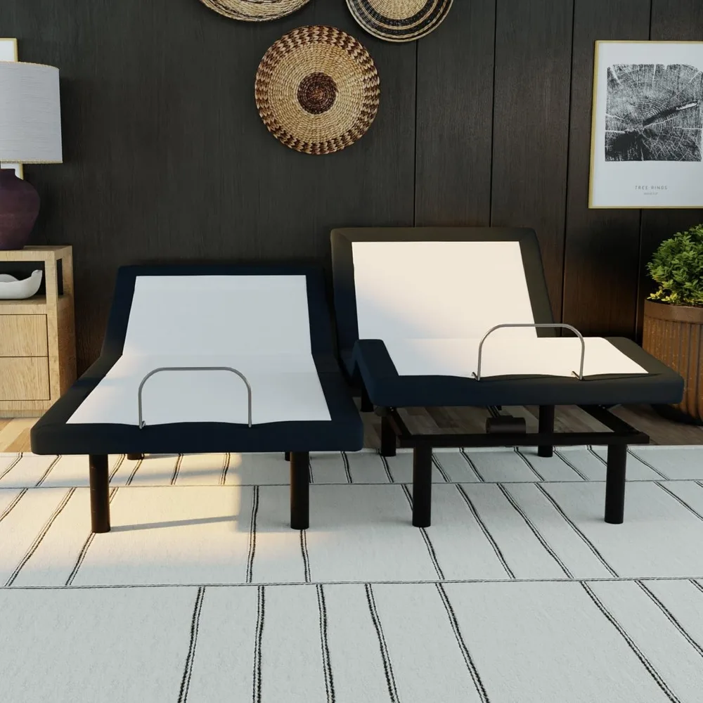 Base Frame with Wireless Remote, Head and Foot Incline with Both Left and Right Sides, Easy Assembly, Bed Frames 2