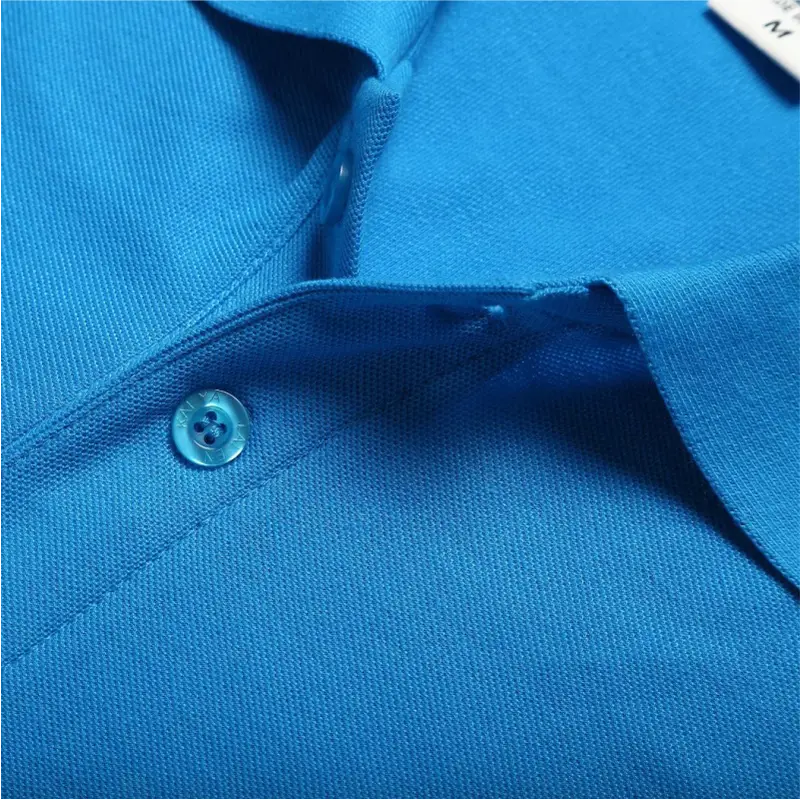 Summer casual breathable Polo shirt custom logo printing picture embroidery personality design men and women short-sleeved tops - Image 4