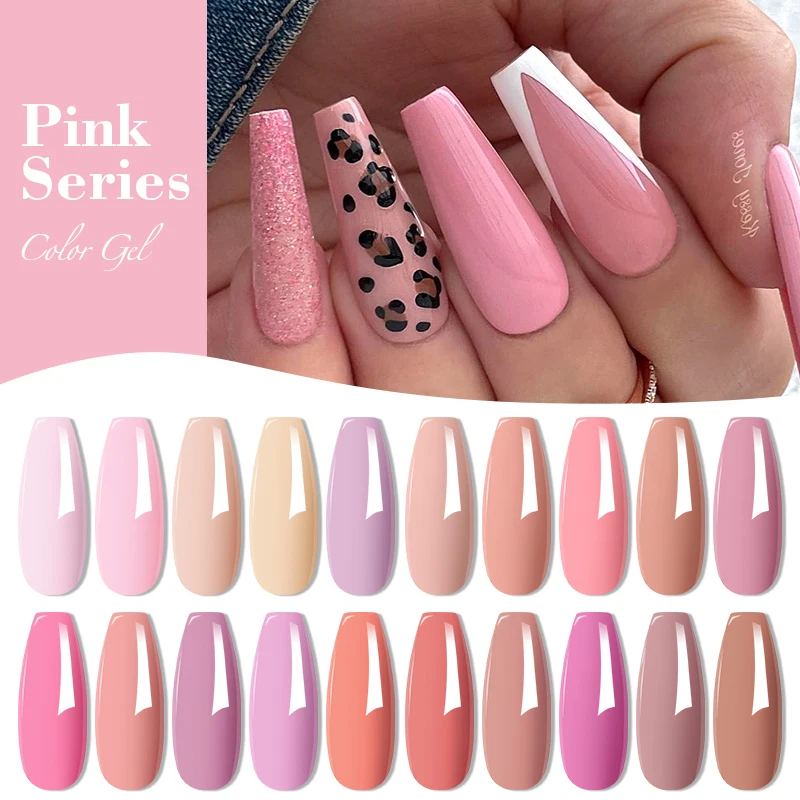 Gel Nail Polish Set 6pc Nail Gel Polish Set DIY Nail Art Semi Permanent UV LED Gel Kit For Nails Decoration Manicure Soak Off Painting Vernis Design