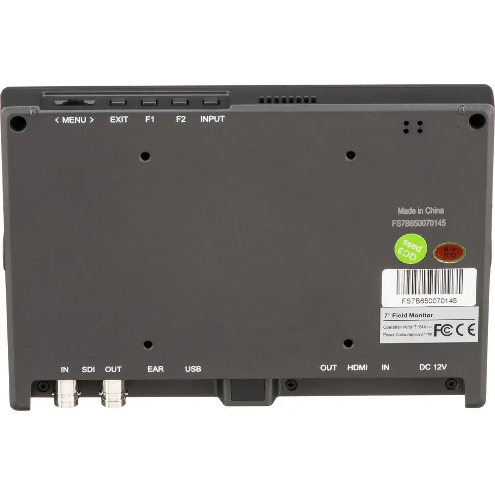 Lilliput FS7 7" 4K HDMI/3G-SDI Monitor with L-Series Type Plate