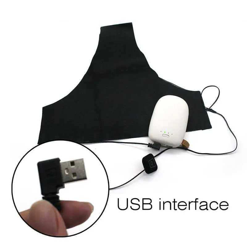 Heated Vest Heating Pad For Jacket USB Electric Cloth Heater Pad Quick Heating Warmer For Jacket Down Clothes heated jacket water backpack